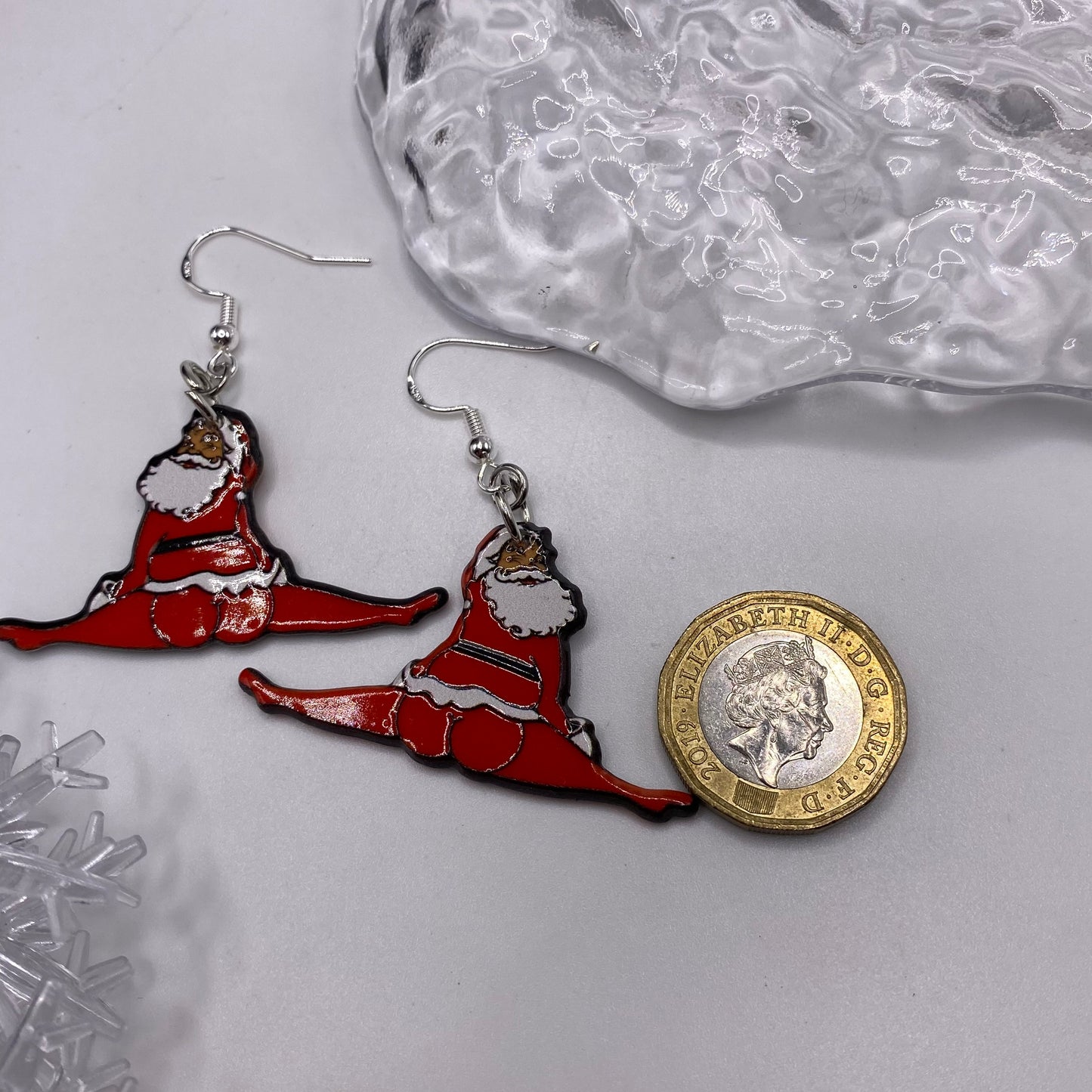 Santa Splits Earrings