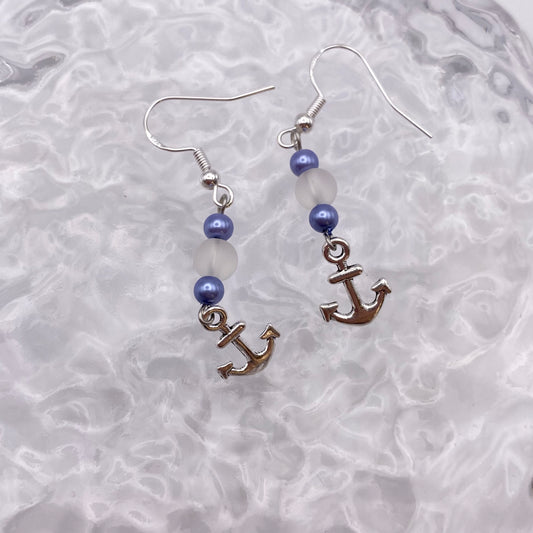 Anchor Drop Earrings