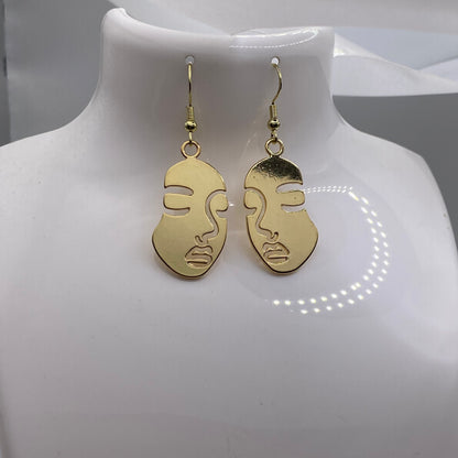 Solid Face Earrings