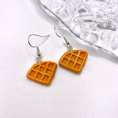 Waffle Earrings