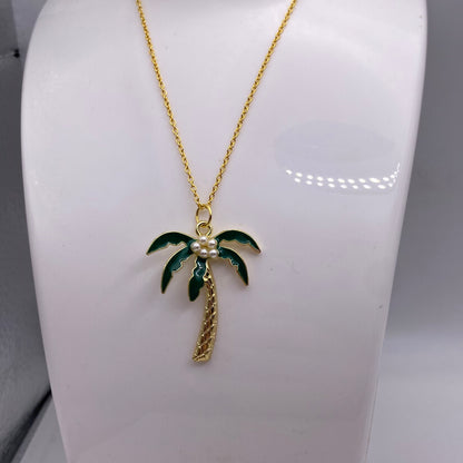 Palm Tree Necklace