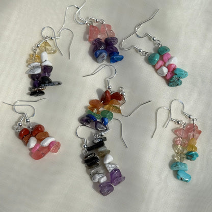 Rainbow Crystal Earrings