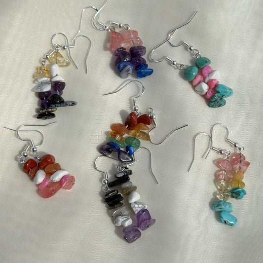 Rainbow Crystal Earrings