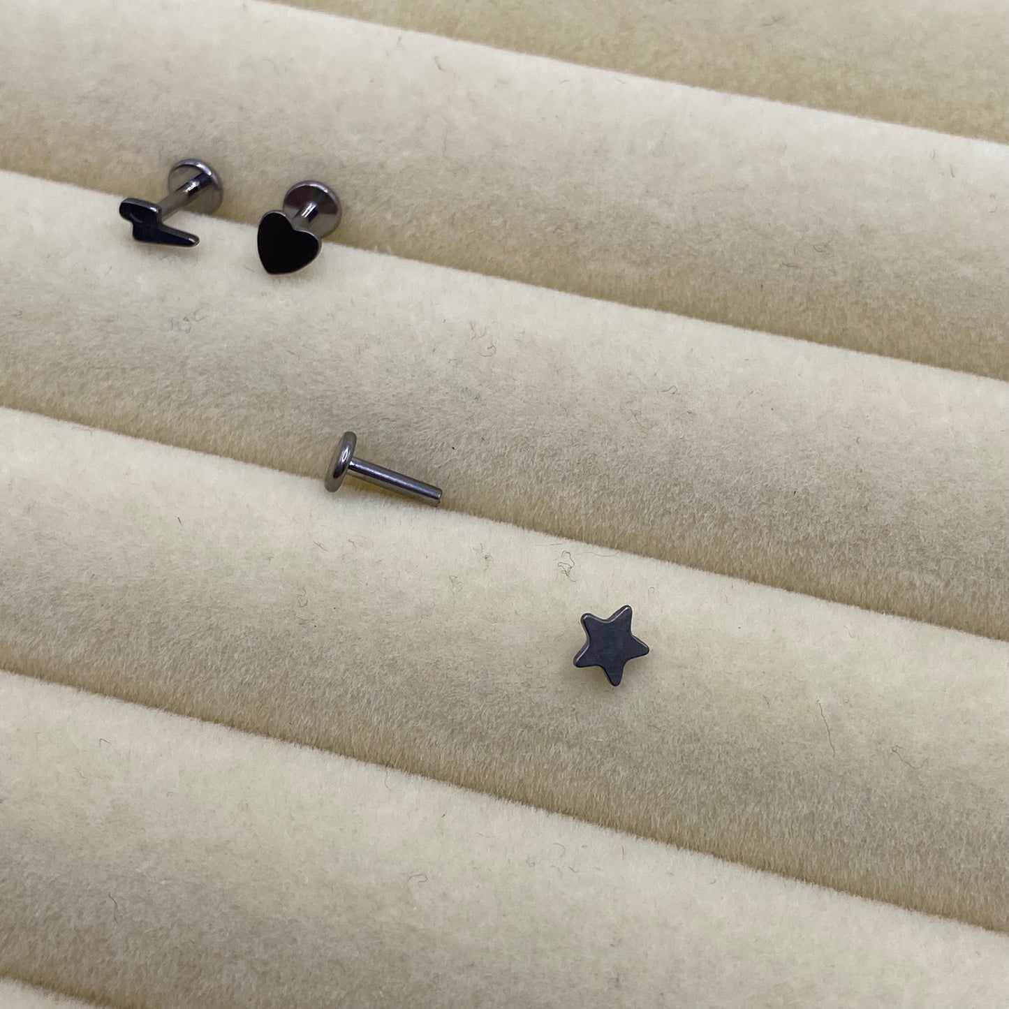 Flat back Lip Ear Piercing