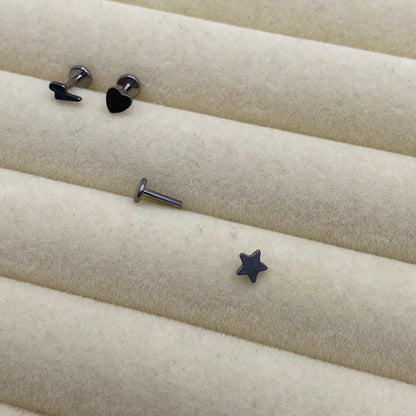 Flat back Lip Ear Piercing