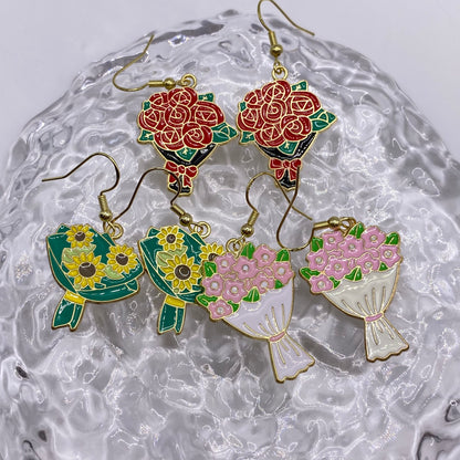 Flower Bouquet Earrings