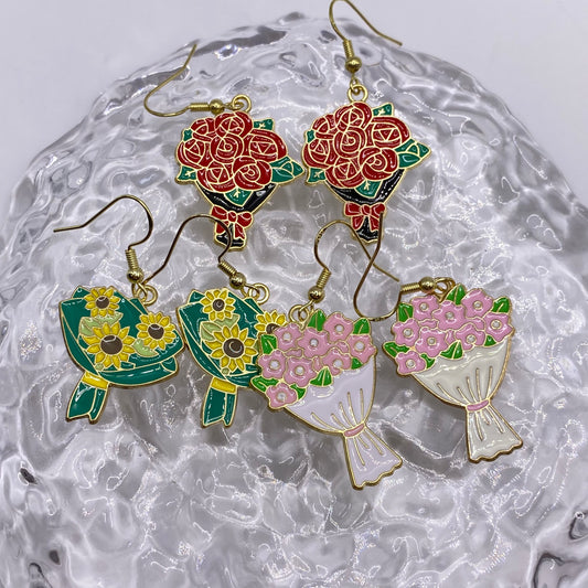 Flower Bouquet Earrings