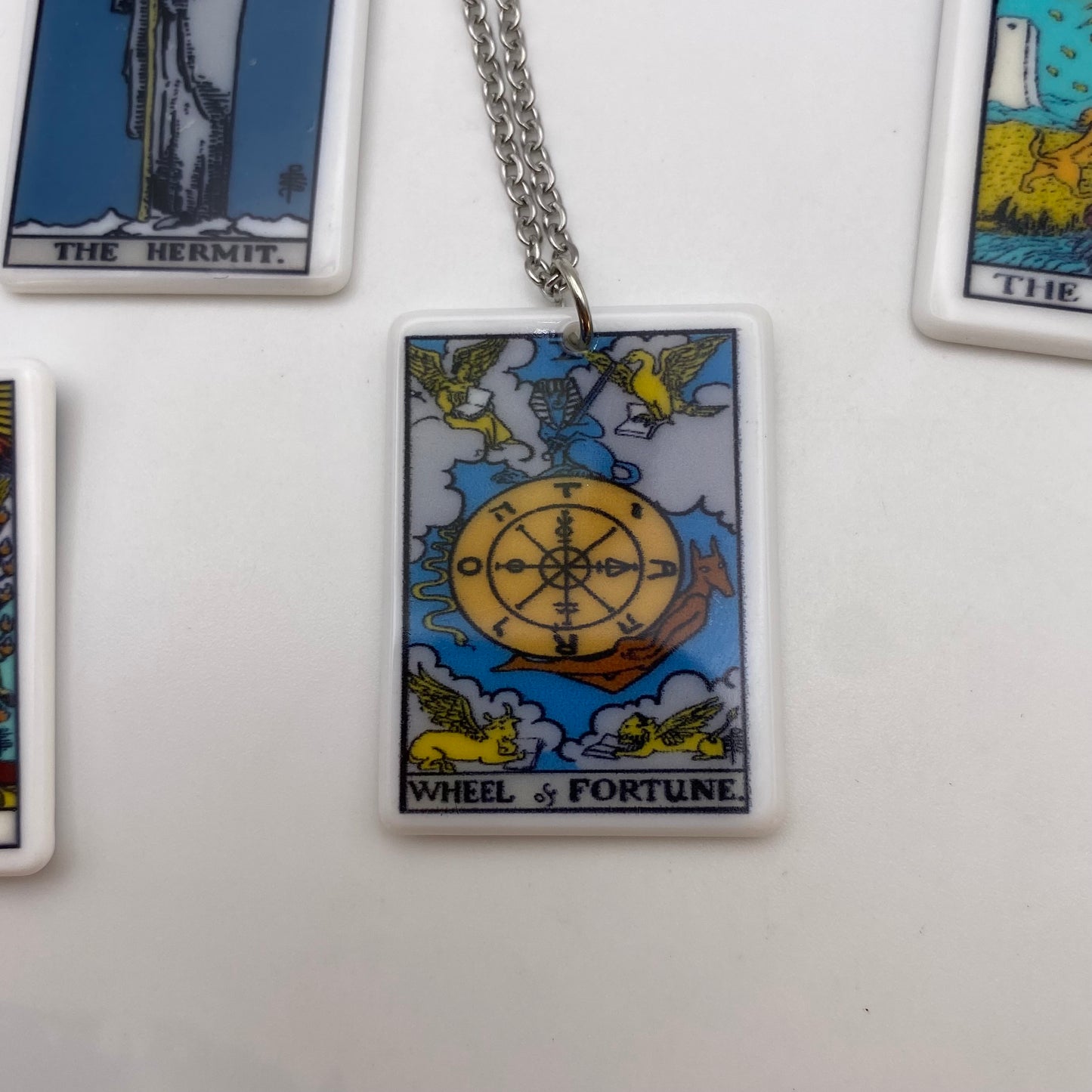 Colourful Tarot Card Necklace