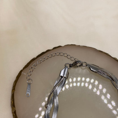 Silver Wrap Bracelet
