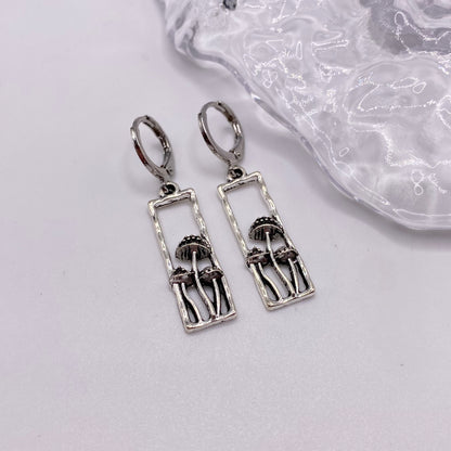 Mushroom Nook Huggie Hoop Earrings