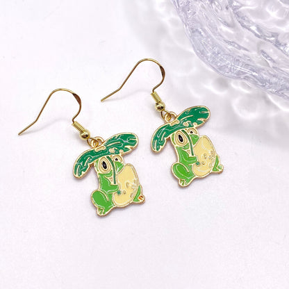 Frog Leaf Earrings