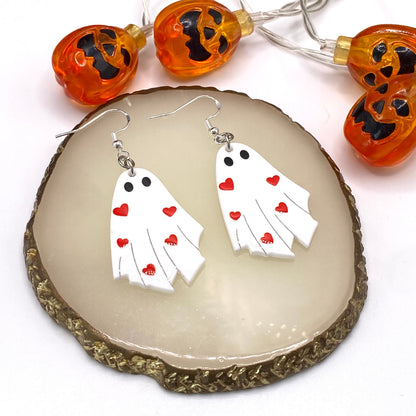 Love Ghost Costume Earrings