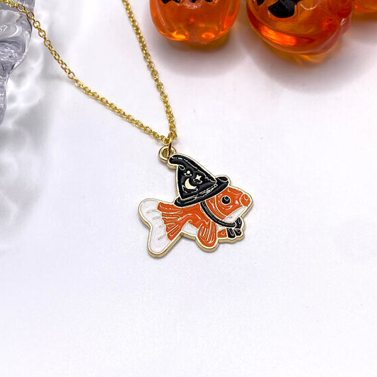 Goldfish Witch Necklace