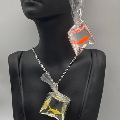 Fish Bag Earrings
