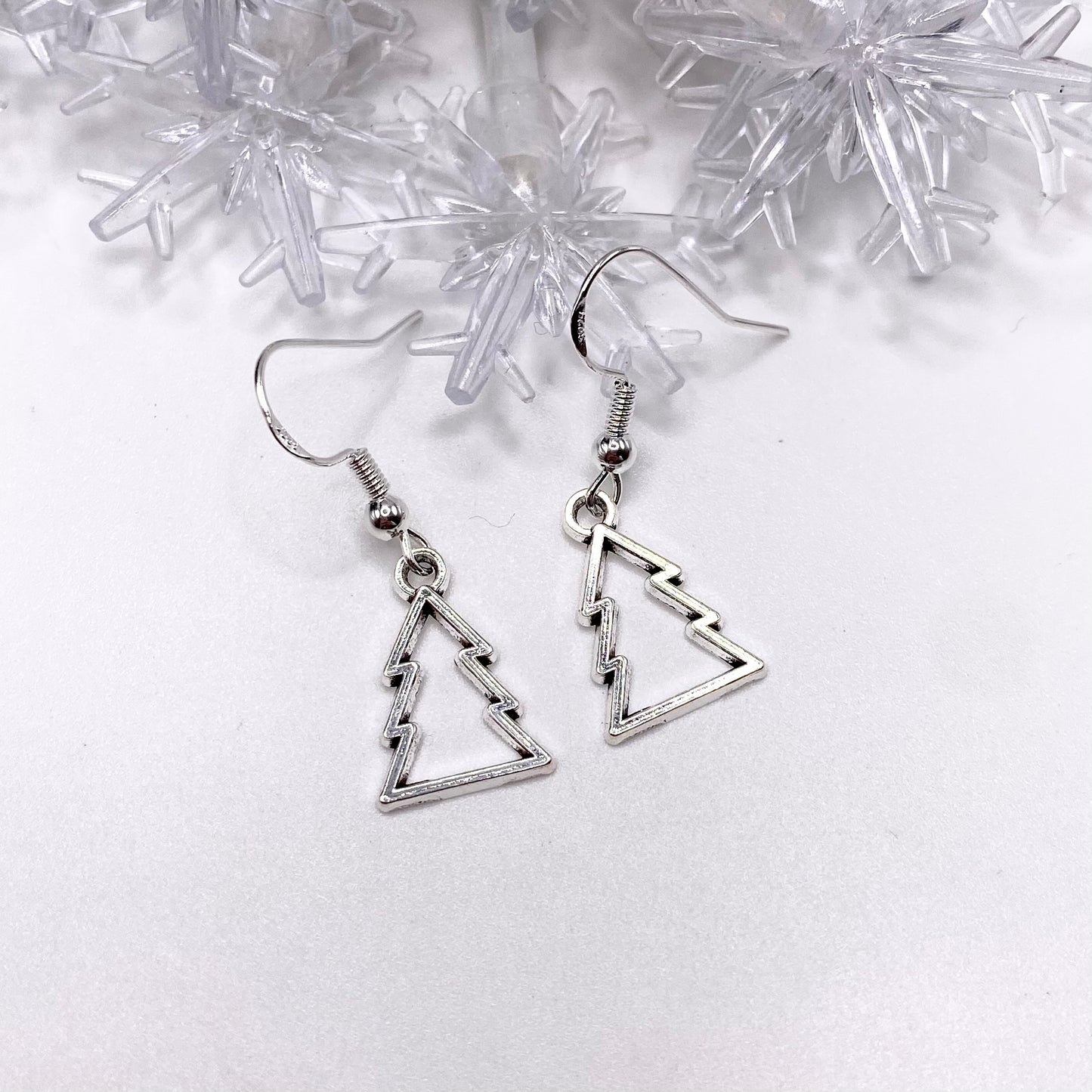 Christmas Tree Outline Earrings