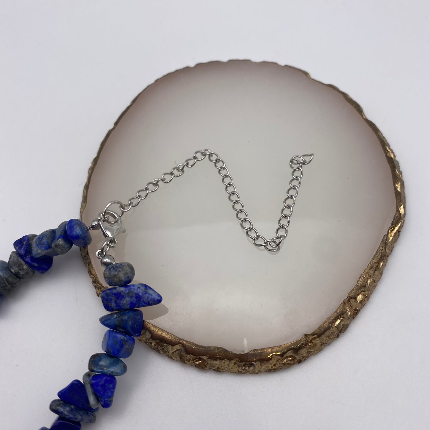 Blue Sodalite Crystal Necklace