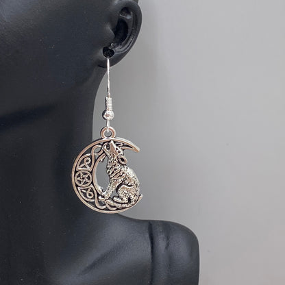 Wolf Moon Earrings