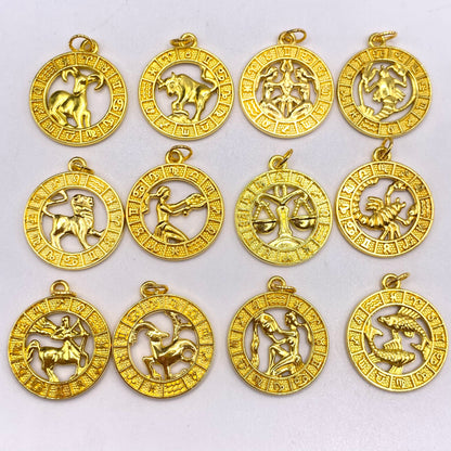 Gold Image Star Sign Necklaces