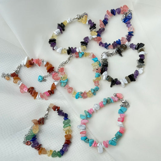 Rainbow Crystal Bracelets