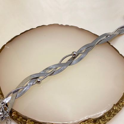Silver Wrap Bracelet