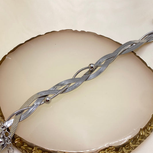 Silver Wrap Bracelet