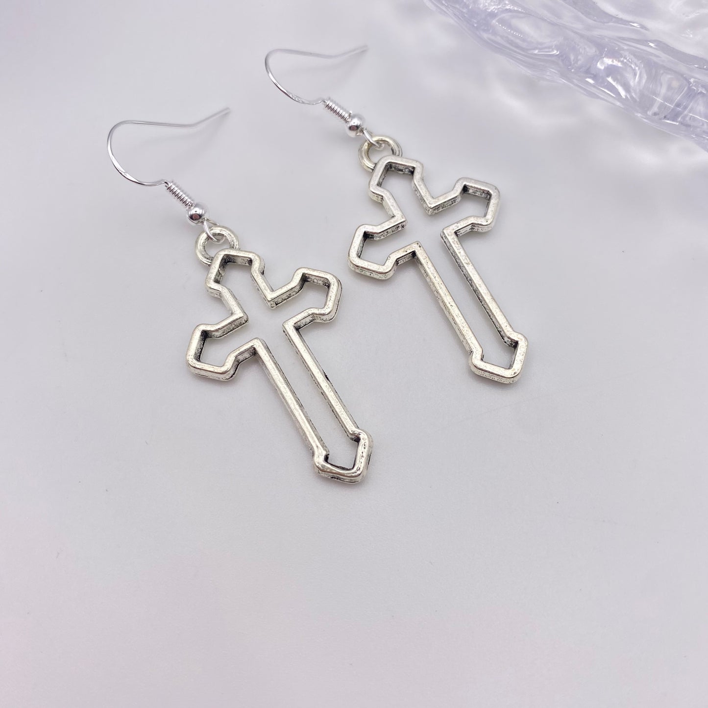 Big Cross Earrings