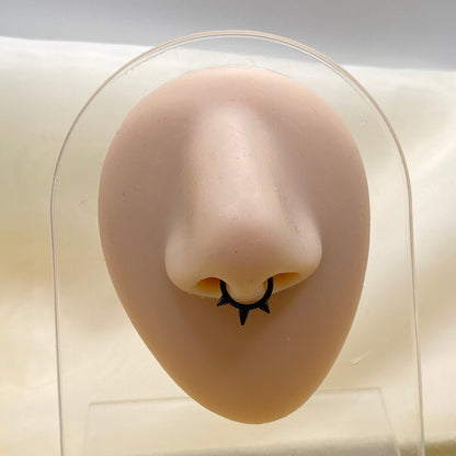 Spiked Nose Septum Hoop Ring