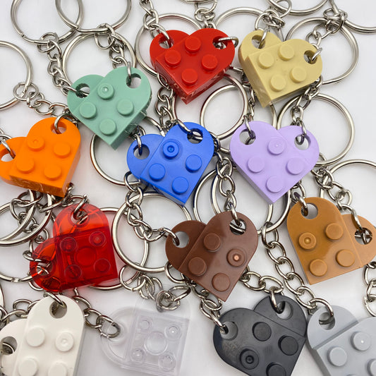 Brick Heart Keyrings