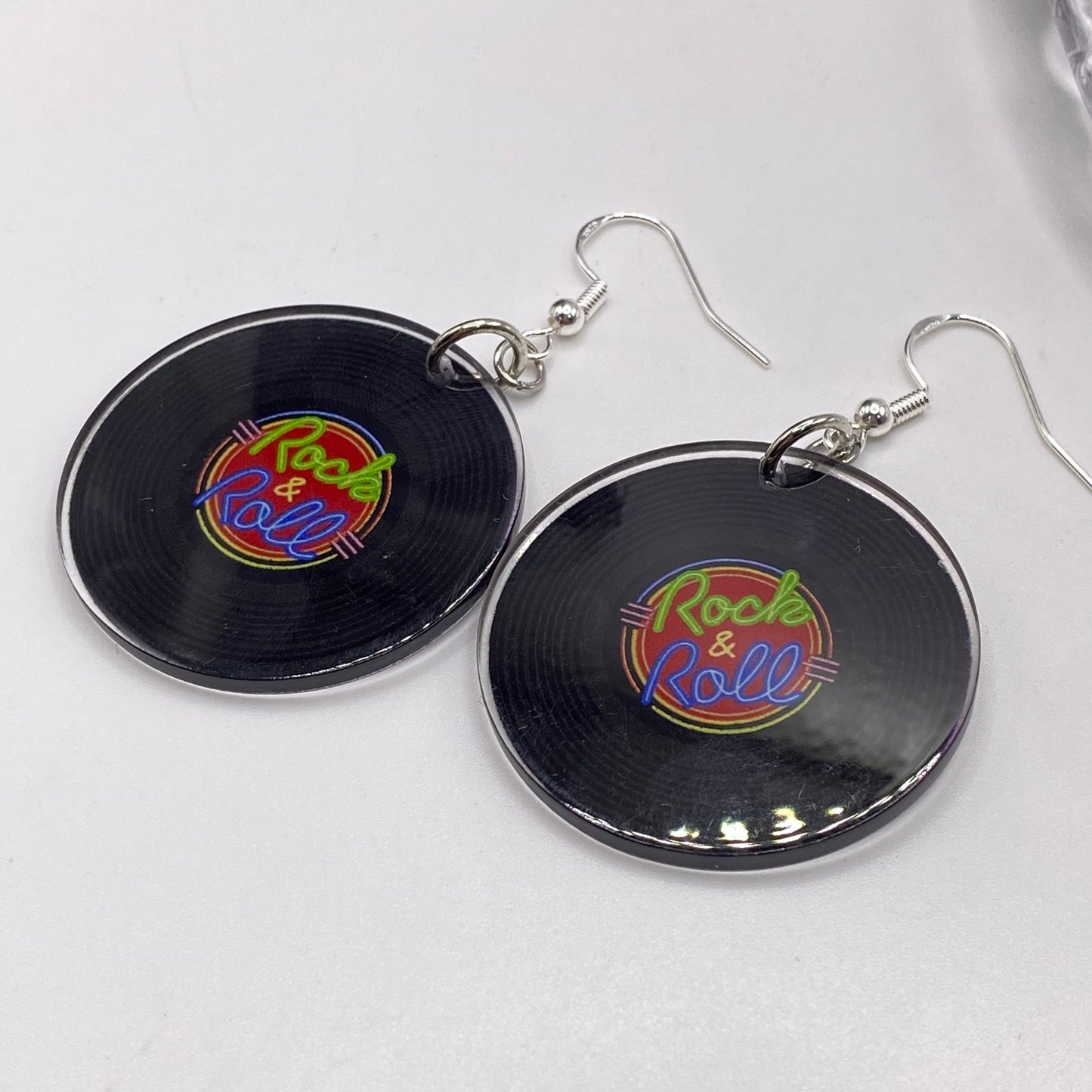 Vinyl Record Earrings