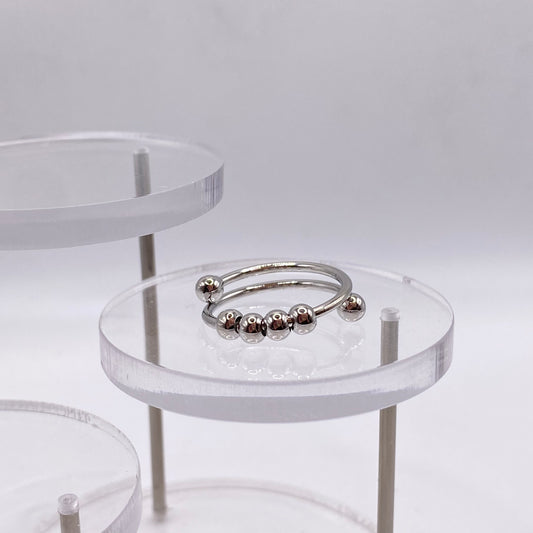 Anxiety Fidget Ring Moving Band