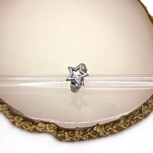 Star Helix Hoop Earrings 1PC