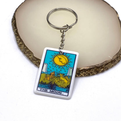 Colourful Tarot Card Keyrings