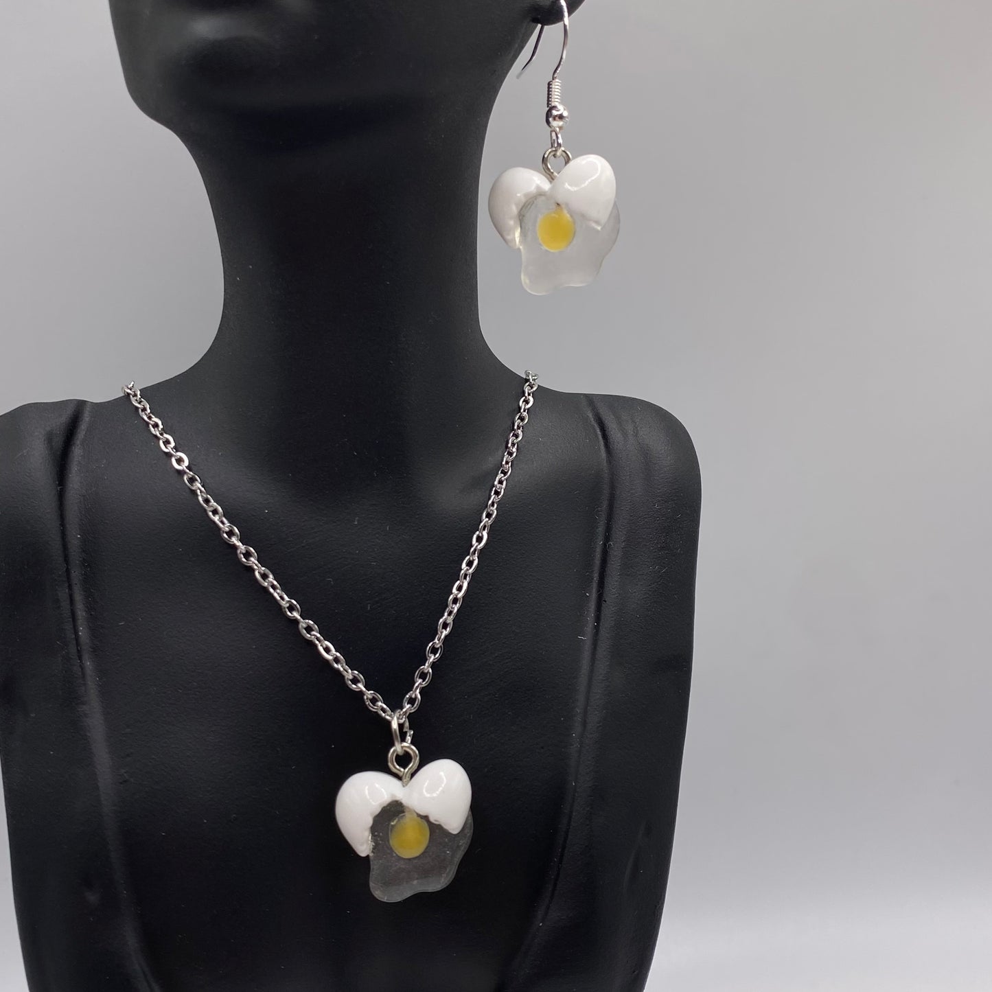 Eggs Heart Shells Earrings