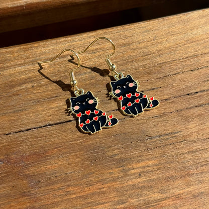 Self Care Cats Earrings
