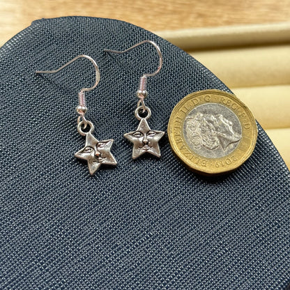 Star Face Earrings