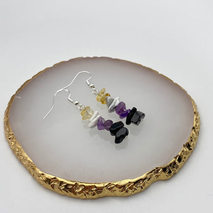 Rainbow Crystal Earrings