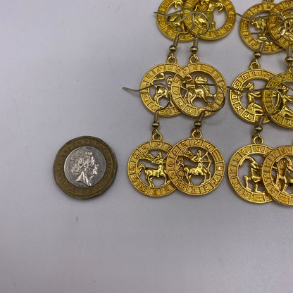 Gold Image Star Sign Earrings