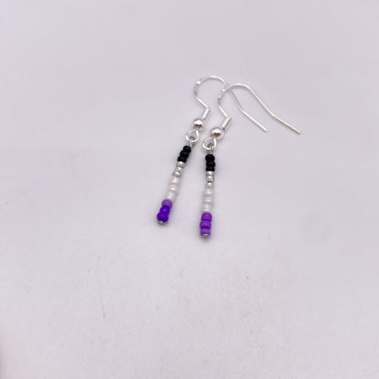 Rainbow Beaded Earrings