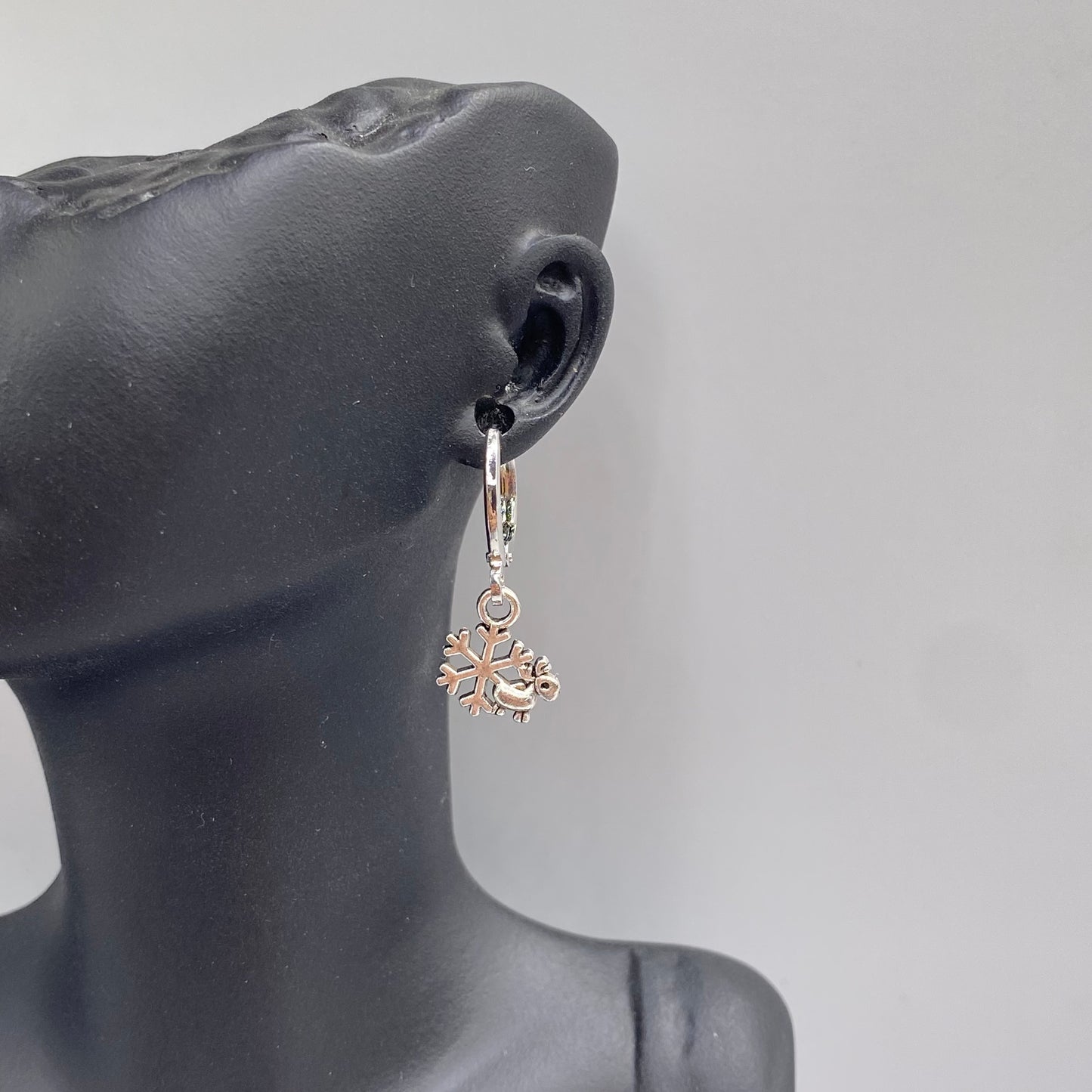 Santa Polar Bear Earrings
