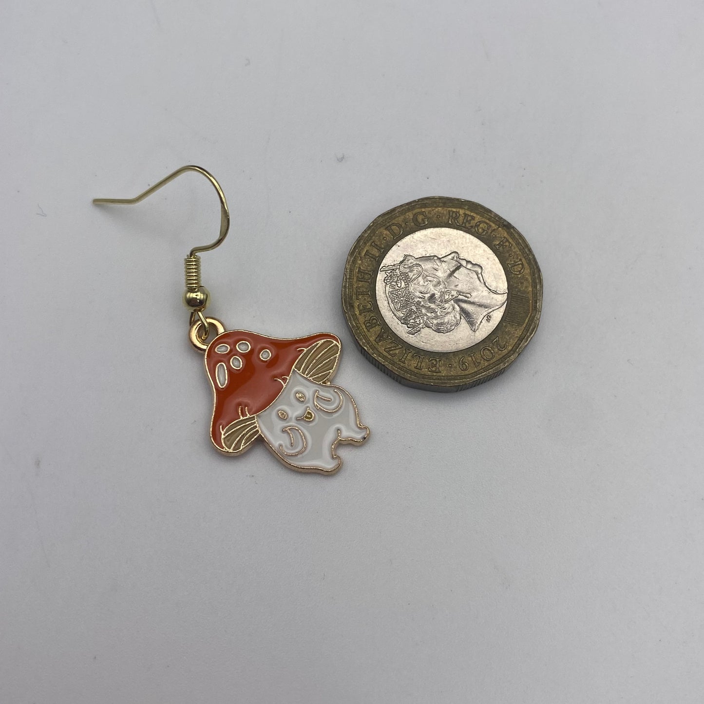Cartoon Mushroom Earrings