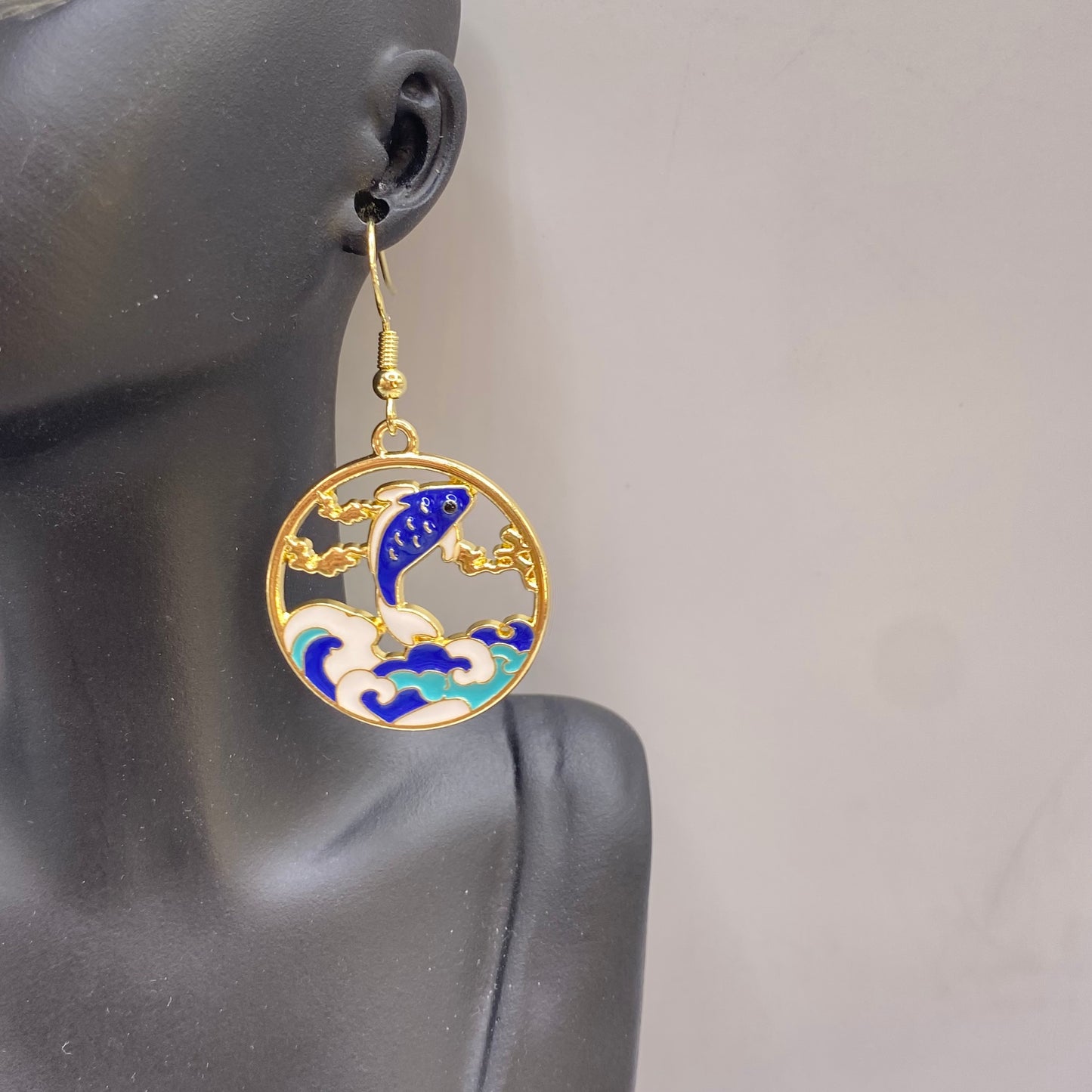 Waves Scene Earrings