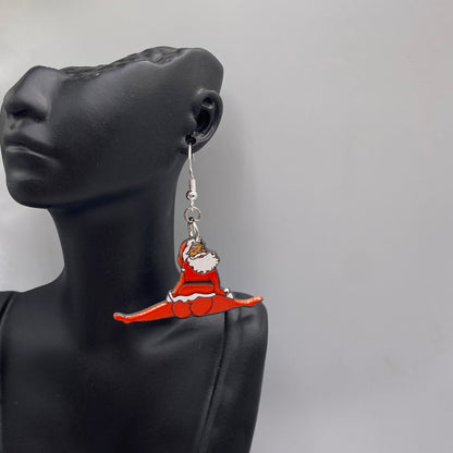 Santa Splits Earrings