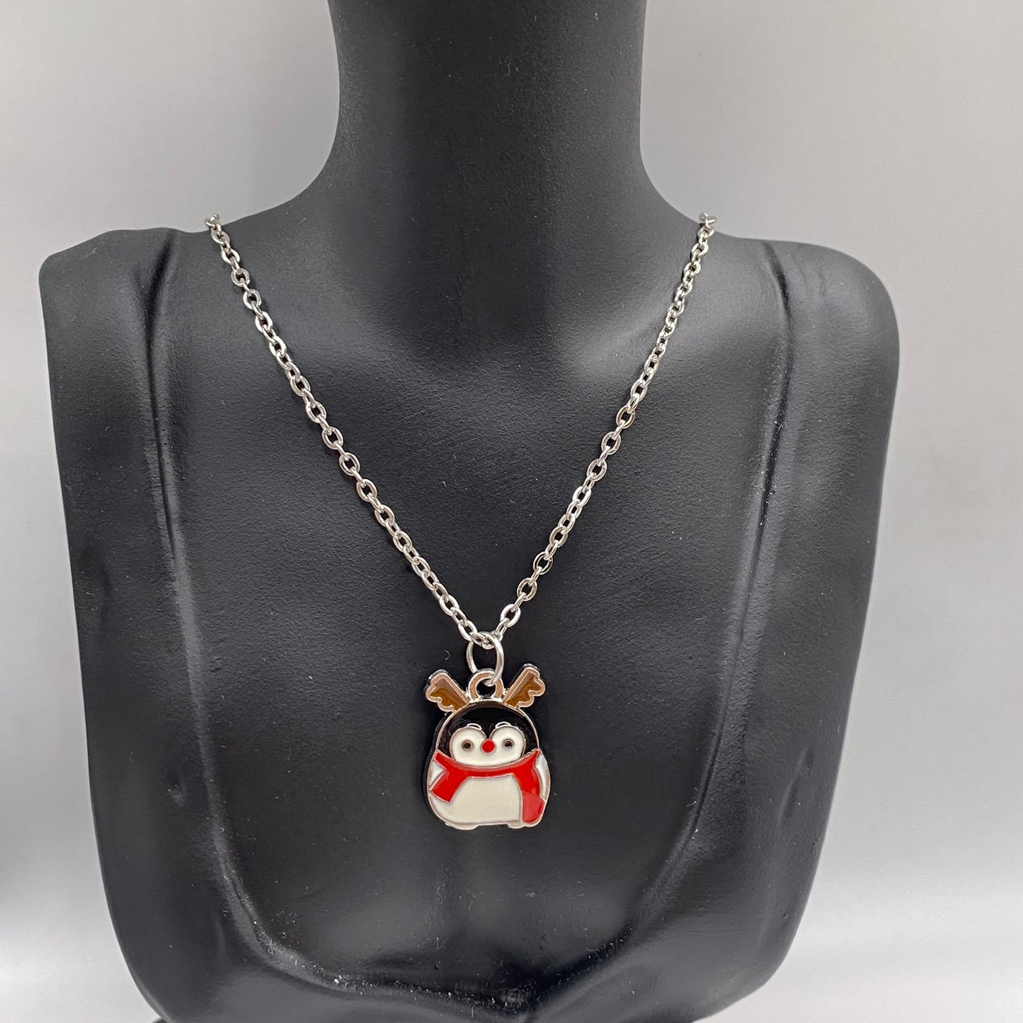Reindeer Penguin Necklace