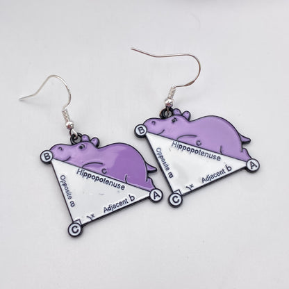 Maths Animal Earrings