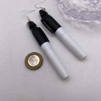 Permament Marker Earrings