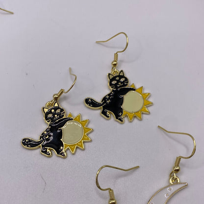 Self Care Cats Earrings