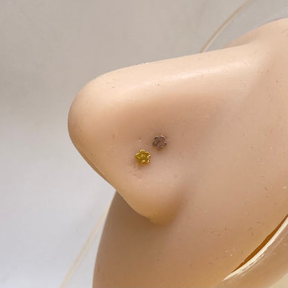 Small Flower Nose Stud Ring