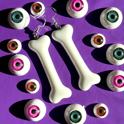 White Bone Earrings
