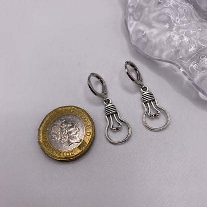 Lightbulb Huggie Hoop Earrings