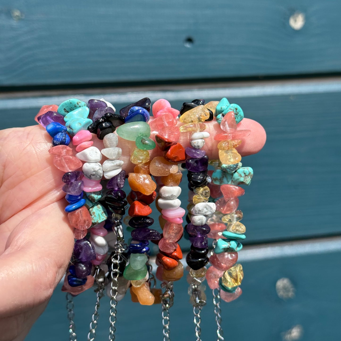 Rainbow Crystal Bracelets